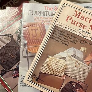 Vintage Macrame  Pattern Books
